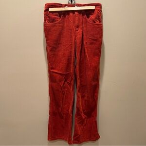 Urban Outfitters Red Corduroy Pants